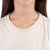 CAMISETA BASICA LISA INFANTIL OFF WHITE - Imagem 7