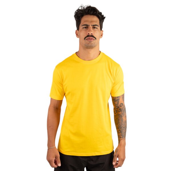 CAMISETA BASICA LISA AMARELO CANÁRIO