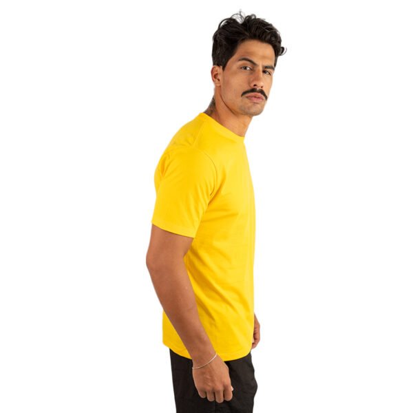 CAMISETA BASICA LISA AMARELO CANÁRIO - Imagem 5
