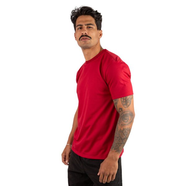 CAMISETA BASICA LISA BORDO - Imagem 6
