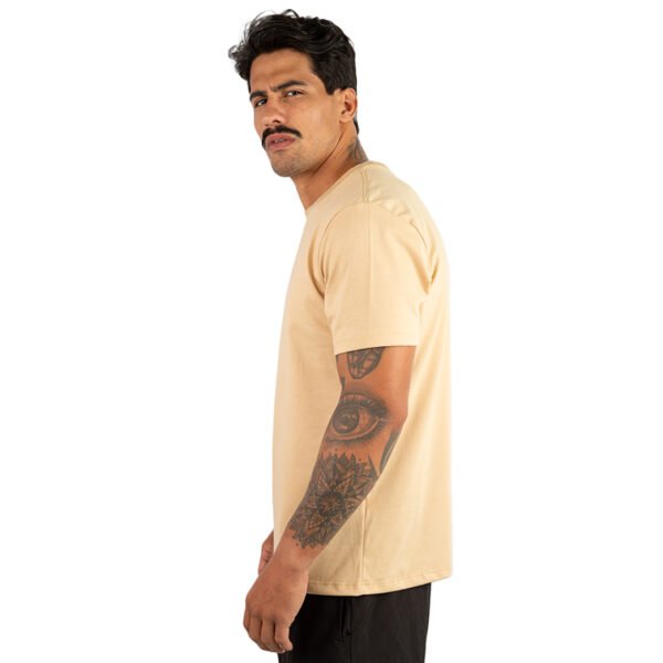 CAMISETA BASICA LISA AREIA - Imagem 3