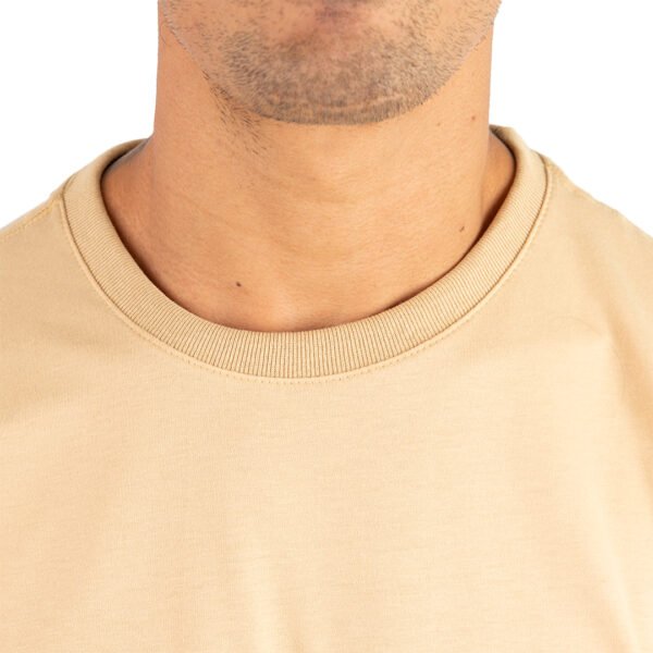 CAMISETA BASICA LISA AREIA - Imagem 7
