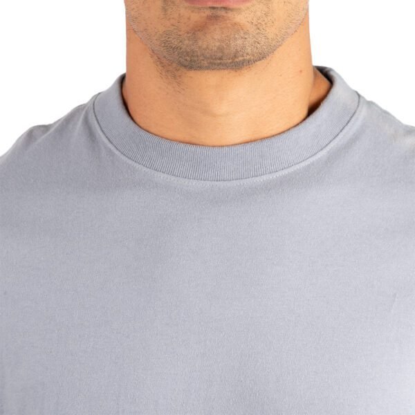 CAMISETA OVERSIZED MALHÃO LISA GRAFITE - Imagem 8