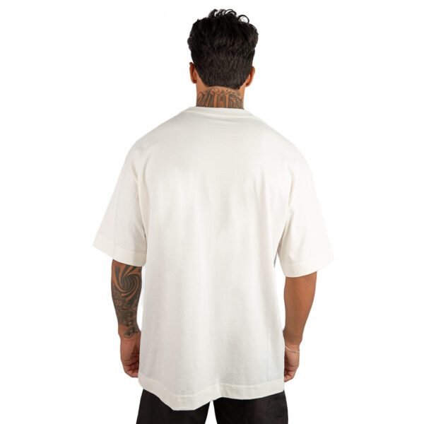 CAMISETA OVERSIZED MALHÃO LISA OFF WHITE - Imagem 4