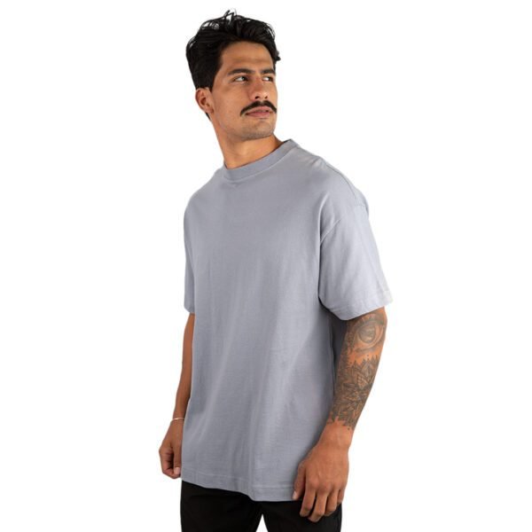 CAMISETA OVERSIZED MALHÃO LISA GRAFITE - Imagem 6