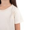 CAMISETA BASICA LISA INFANTIL OFF WHITE - Imagem 9