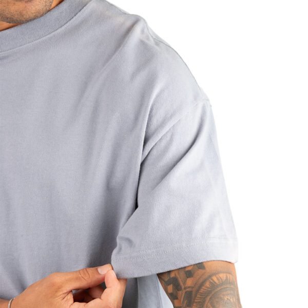 CAMISETA OVERSIZED MALHÃO LISA GRAFITE - Imagem 9