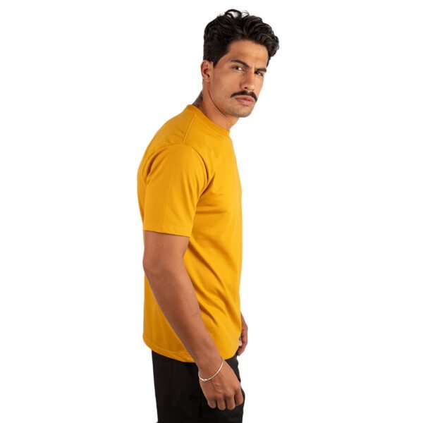 CAMISETA BASICA LISA CARAMELO - Imagem 4