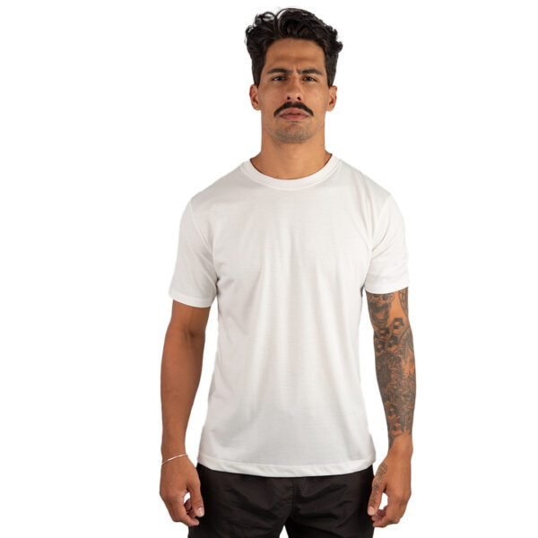 CAMISETA BASICA LISA OFF WHITE