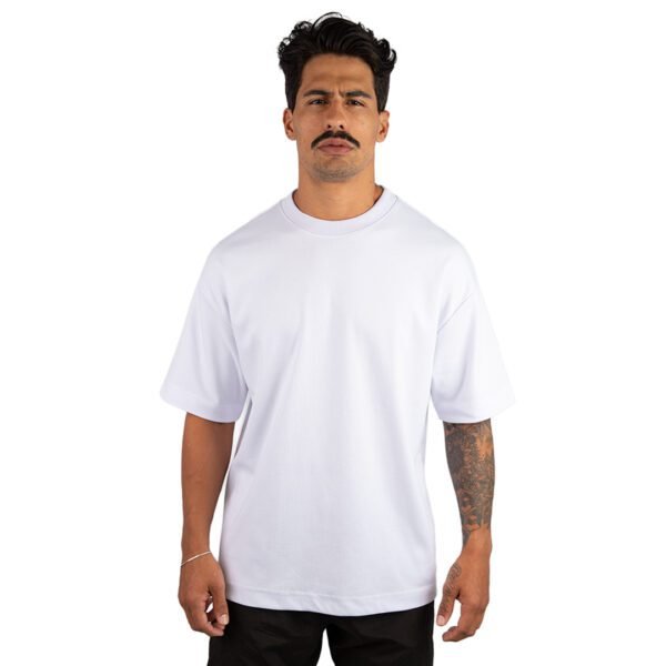 CAMISETA OVERSIZED MALHÃO LISA BRANCA