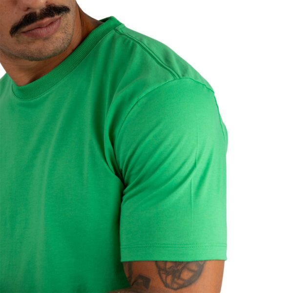 CAMISETA BASICA LISA VERDE - Imagem 8