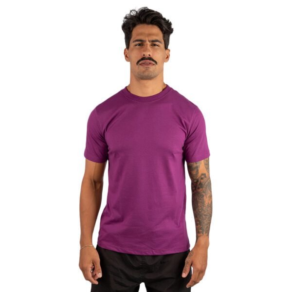 CAMISETA BASICA LISA VIOLETA