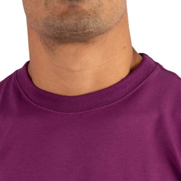 CAMISETA BASICA LISA VIOLETA - Imagem 7