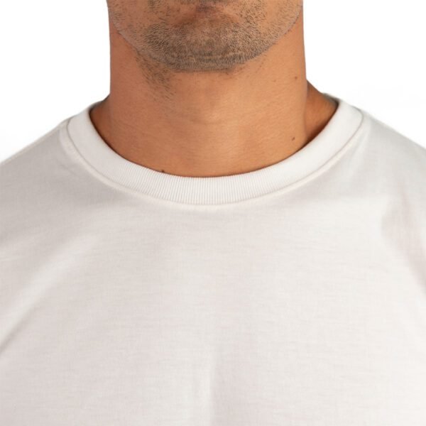 CAMISETA BASICA LISA OFF WHITE - Imagem 7