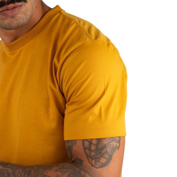 CAMISETA BASICA LISA CARAMELO - Imagem 8