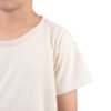 CAMISETA BASICA LISA INFANTIL OFF WHITE - Imagem 5