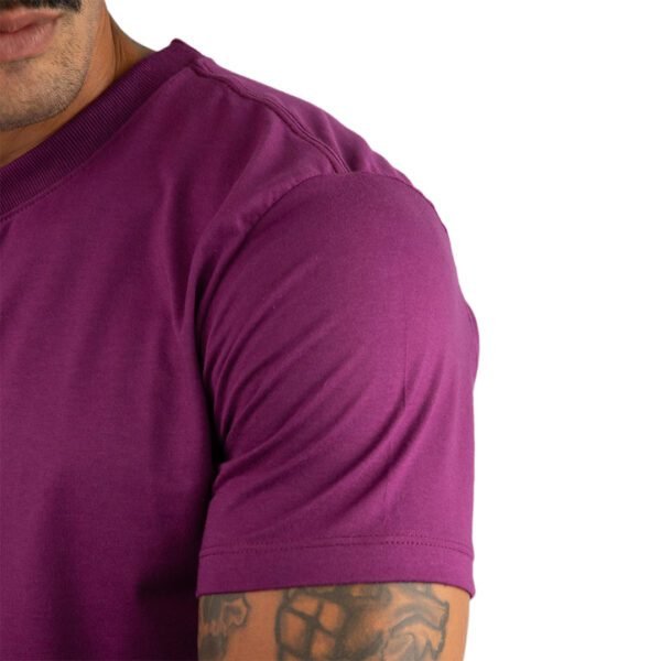 CAMISETA BASICA LISA VIOLETA - Imagem 8