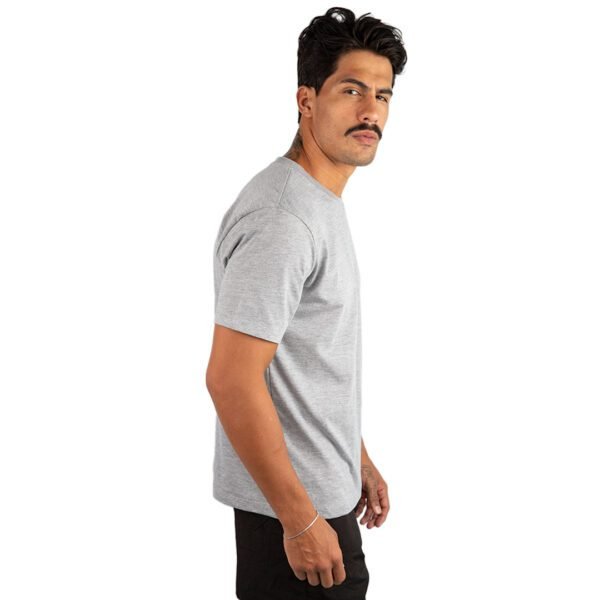 CAMISETA BASICA LISA MESCLA - Imagem 4