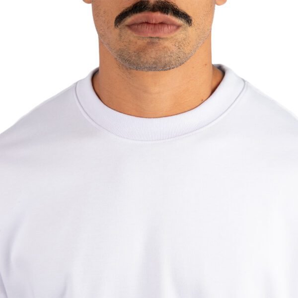 CAMISETA OVERSIZED MALHÃO LISA BRANCA - Imagem 8