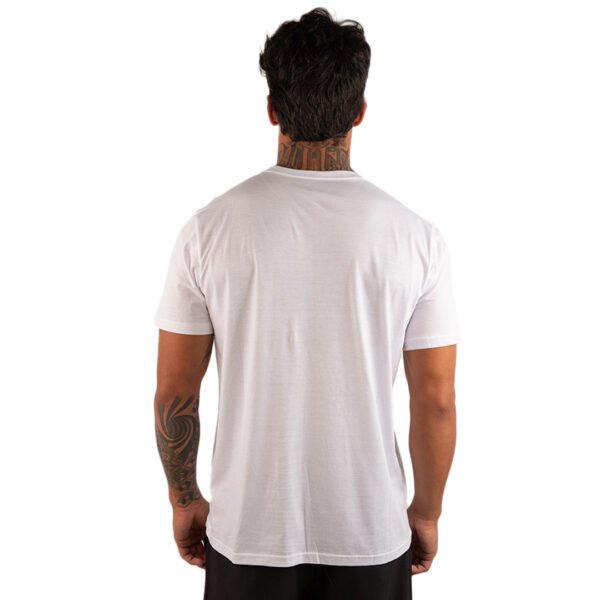 CAMISETA BASICA LISA ALGODÃO PIMA 40.1 -  BRANCA - Imagem 3
