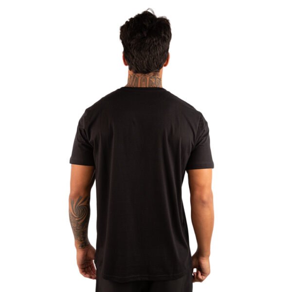 CAMISETA BASICA LISA ALGODÃO PIMA 40.1 -  PRETA - Imagem 3
