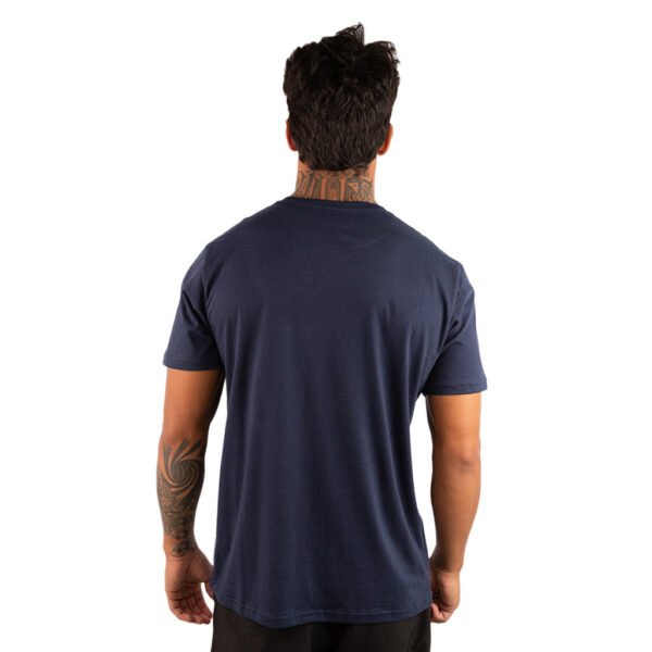 CAMISETA BASICA LISA ALGODÃO PIMA 40.1 -  AZUL-MARINHO - Imagem 3