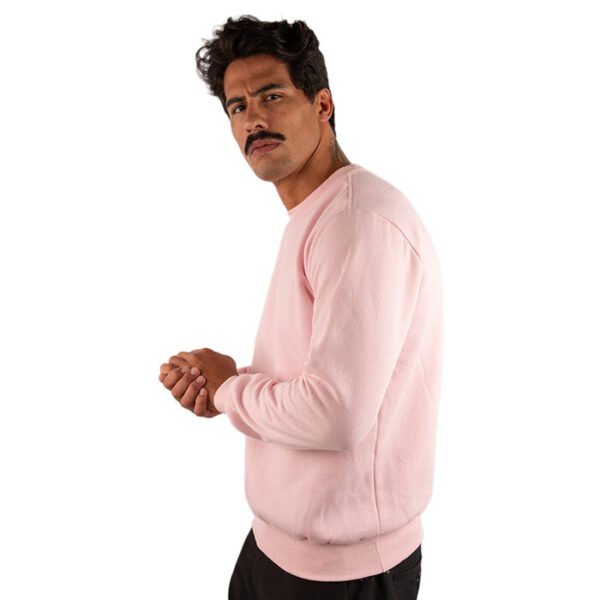 CASACO MOLETOM  LISO ROSA CLARO - Imagem 5